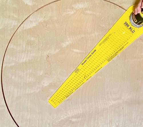 Image of Jasper 390 XLC Router Circle Cutter Jig - Cut 184 Perfect Circles from 7 inch to 52 inch - Built for Compact, Trim & Cordless Routers - Empower Your Craft with Pro-Grade Precision
