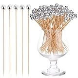 Design esthétique et brillant : ce qui fait ressortir ces brochettes à cocktail est leur design brillant exquis, chaque pic est livré avec une petite boule disco qui reflète la lumière d'une manière agréable