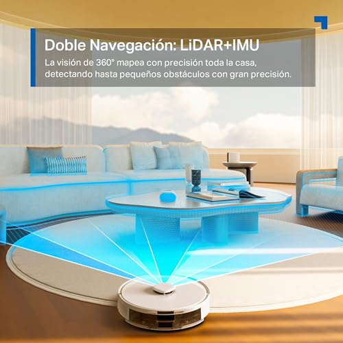 Miniatura 6 de Tapo RV30 MAX Plus White-Robot Aspirador y Fregasuelos, Base Autolimpieza