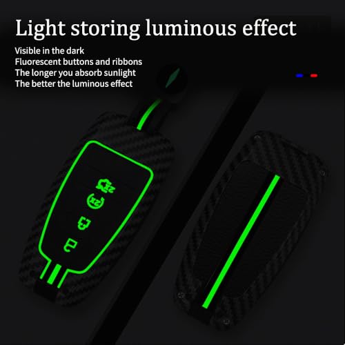 Coque de clé 2 boutons Ford étui silicone aspect carbone
