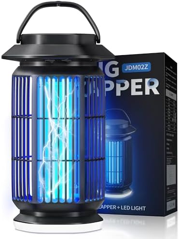 2-in-1 Bug Zapper Indoor Outdoor, 4000V Electric Mosquito Zapper ...
