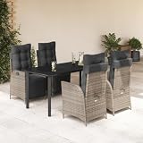 【Mesa de exterior】: La superficie de la mesa de exterior es resistente y duradero, por lo que es fácil de limpiar con un paño húmedo y añade un toque de elegancia a tu espacio exterior.