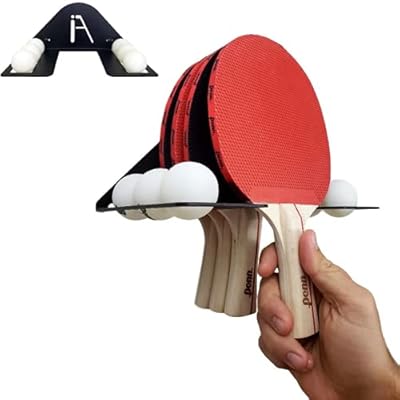 Buy Iron American Elite Ping Pong And Table Tennis Storage Rack 1 375 Inches Slot For Balls And 3 25 Inches Slot For Paddles Ping Pong Ball Holder Hardware Included Online In Vietnam B08299jy9f