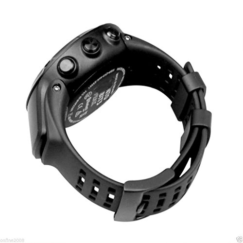 Vantiyaus Watch Band Strap, Soft Black Replacement Strap For Suunto Ambit 1 2 2R 2S - Premium Waterproof Watch Band 24Mm - Screwdriver Included #TOP1