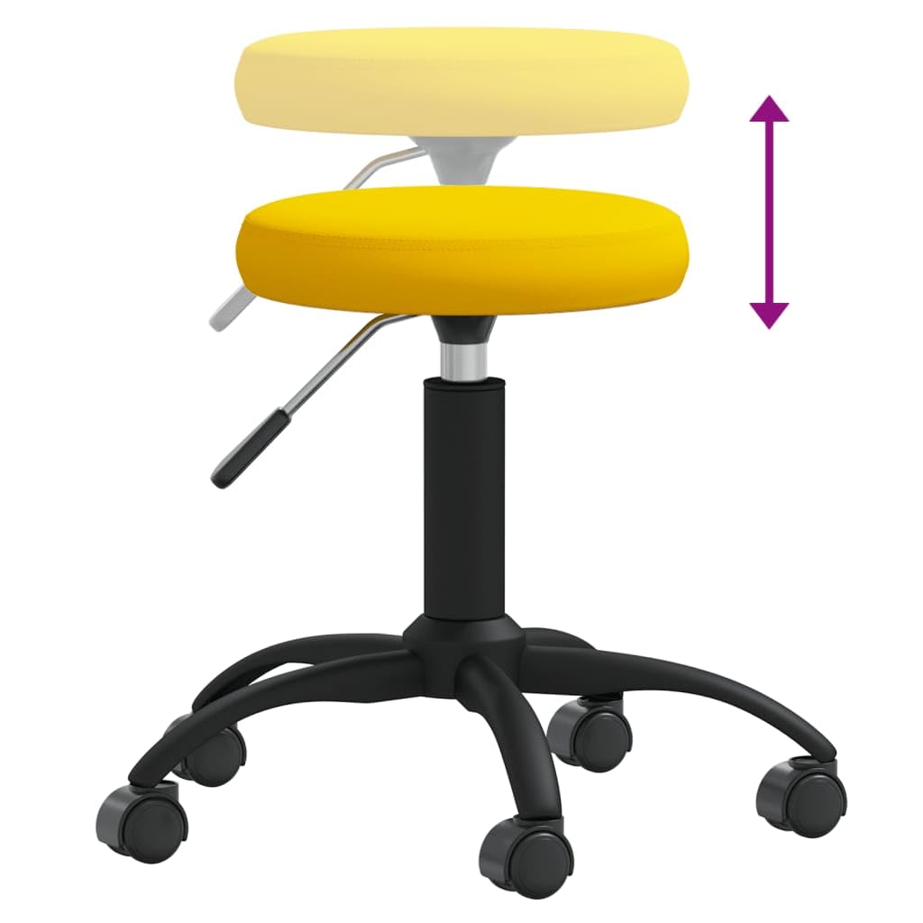Générique Tabouret de Massage Velours Jaune Moutarde,Santé & beauté,Hygiène personnelle,Massage & Relaxation,Fauteuils de Massage,Jaune,3.95 KG,3085745