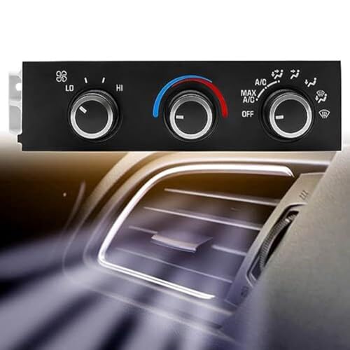 NEIQIUWING 599-217 Panel de control de aire acondicionado/calefacción para Chevrolet y GMC Express 2500 3500