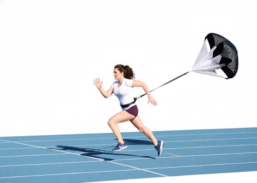 Parachute pour le sprint avec ceinture rotative entraînement de vitesse