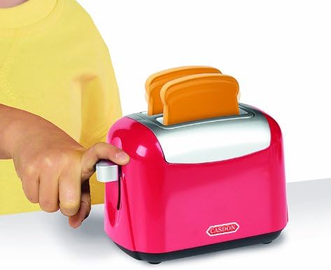 CASDON Morphy Richards Toaster & Kettle | Interactive Toy Toaster & Kettle for Children Aged 3+ | Looks Just Like The Real Thing for Endless Fun, Red