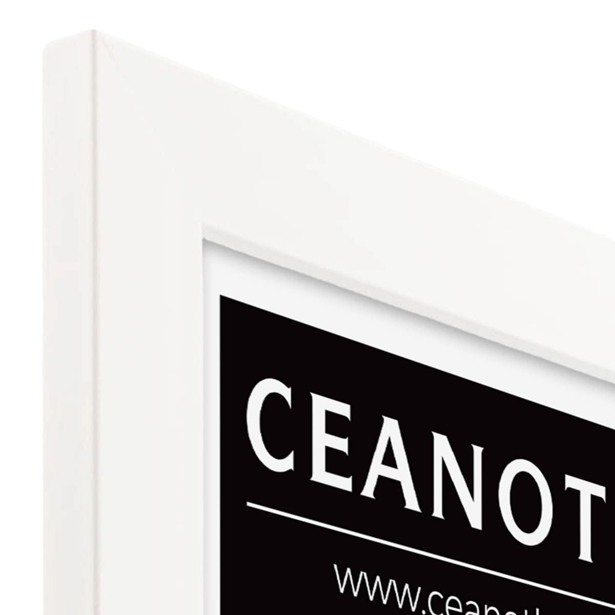 1X Cadre Photo 30X40 Cm En Bois Blanc | Cadre 30X40 Cm | Cadre À