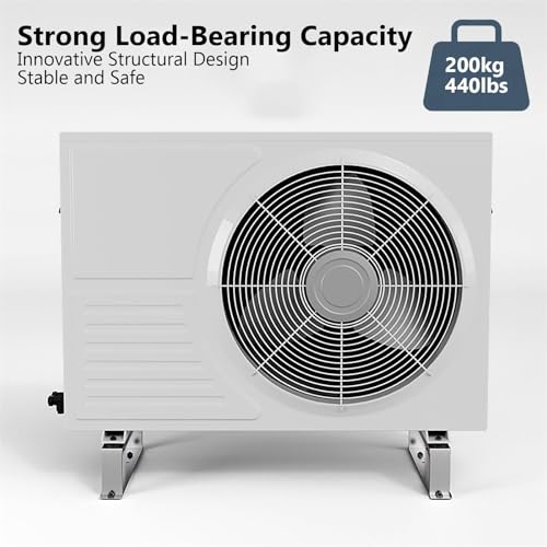 Mini- Split- Bodenständer For Klimaanlagen Und Wärmepumpensysteme Mit 9.000- 36.000 BTU, Anti- Vibrations- AC- Ständer Aus Edelstahl, 440 Lbs(54x20cm/ 21×7.9in)-4