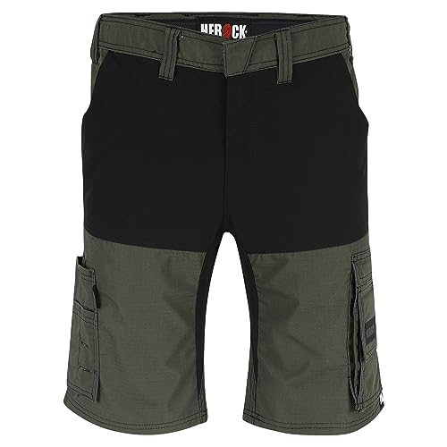Bermuda de travail Herock Hespar short homme kaki résistant et léger