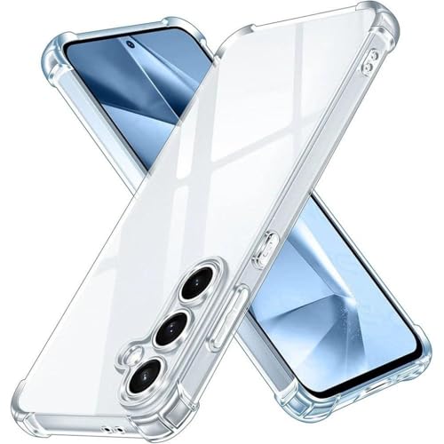 Image of BOXXO Flexible Back Cover for Samsung Galaxy S25 5G | Back Cover Transparent Clear Shockproof Case Four Corner Protection | Slim Protective Mobile Phone Cover for Samsung Galaxy S25 5G