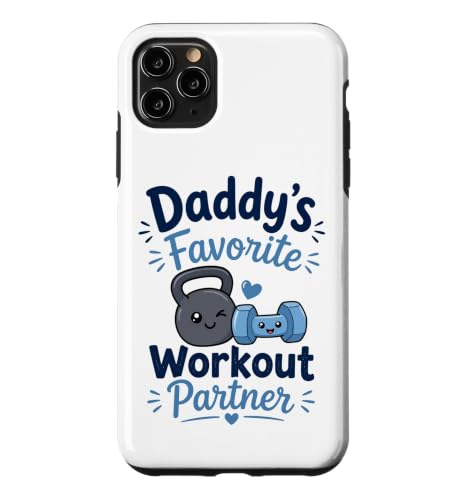 Daddy's Favorite Workout Partner ? Kids Cute Fitness (Boys) �X�}�z�P�[�X iPhone 11 Pro Max �p