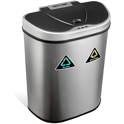 NETTA 70L Touch-Free Recycling Sensor Bin Cover