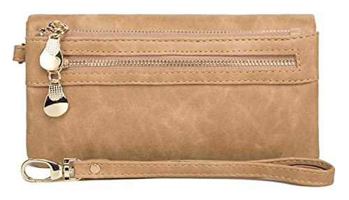 Leather long wallet with zipper coin purse large-capacity wallet card case Ladies wallet coin purse card wallet & card cases4