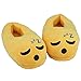 Cute Sleepy Emoji Sleep Slippers Plush Cotton Soft Warm Comfortable Indoor Bedroom Shoe For Big Kids & Women With Non-Skid Footpads ~ We Pay Yours Sales Tax B11802