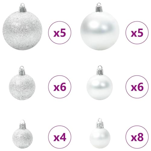 Árbol de Navidad artificial de 150 cm con luces LED y conexión USB GeenYuu 7