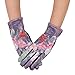RainCaper Van Gogh Carnations Women’s Texting Gloves, Warm Touchscreen Gloves for All-Season Travel, Fashion, Museum & Dressy Wear, One Size