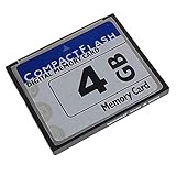 Tipo: CompactFlash; Capacidad de almacenamiento: 4 GB