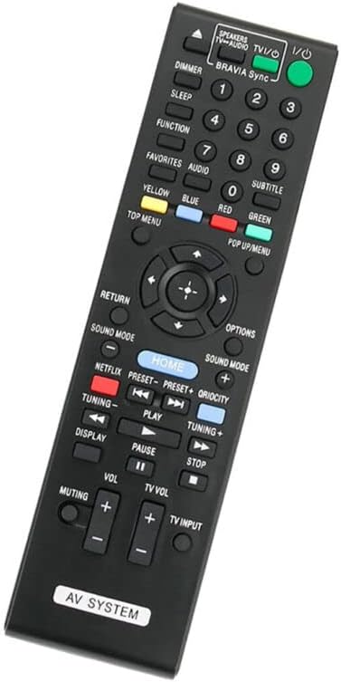 Replacement Remote Control Replace for TV/Audio/Projector for Sub for Sony RM-ADP059 RM-ADP060 148944011 RM-ADP070 AV Receiver
