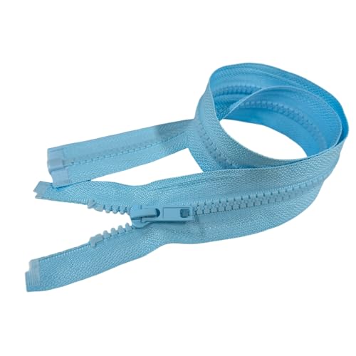 Leekayer 2PCS #5 15 Inch Separating Jacket Zippers for Sewing Coats Jacket