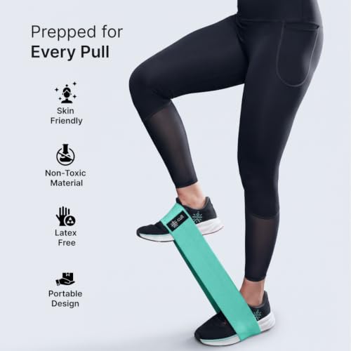 Image of Cult Hip Resistance Band, Anti-Slip Cotton Exercise Band, Medium Resistance (25-35 lbs) for Glute Activation, Strength Training, Home Gym & Fitness