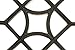 Nuvo Iron Insert GATE SQ/DMND BLK 15X15 ACW54