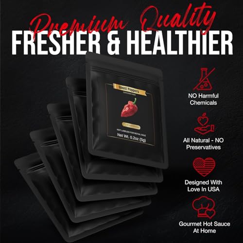 Image of Premium Hot Sauce Making Kit - Make Up to 20 Bottles, Mild to Worlds Hottest Carolina Reaper Heat - Ultimate Fathers Day Gift for Men, Dad & Spice Lovers - DIY Make Your Own Hot Sauce Kit