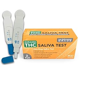 THC Saliva Test 2-Pack – Marijuana & Cannabis Test