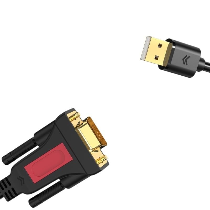 Cable USB a RS232 con puerto serie PDA 9 DB9 Pin RS232 adaptador USB (USBtoRS232macho)