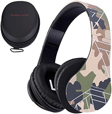 PowerLocus Kids Headphones, P2 Bluetooth Headphones for Kids with Volume Limit 85DB, Kids Wireless Headphones Over Ear with Microphone, Foldable, Carry Case, Micro SD/TF for iPhone/iPad/Laptop/PC/TV