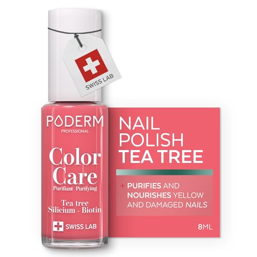 PODERM Nail Polish Coral Pink