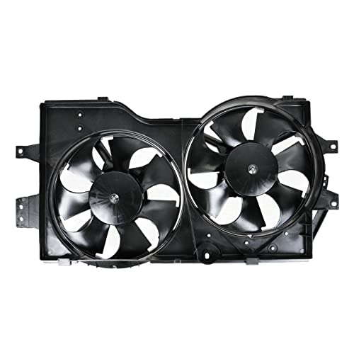 TRQ Radiator Dual Cooling Fan Assembly 1996-2000 Chrysler