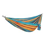 GRAND TRUNK Print Hammock - Camping Double, Tree Hanging Kit Included, Quality Nylon, Portable, Indoor Outdoor, Travel, Backpacking, Survival, Cabo