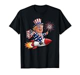 Donald Trump 2024 Happy 4th Of July Trump American Flag T-Shirt