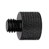 SAVITA 2pcs Mic Foot Adapter, 3/8 Male to 5/8 Female Tripod Screw Thread Adapter Accessories for Camera Monitor Microphone Stand Mount #3
