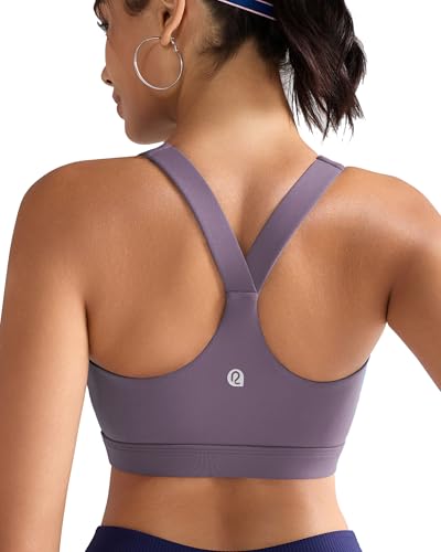 Image of RUNNING GIRL Sports Bras for Women, Molded Cup High Impact Sports Bra Workout Bras for Women High Support Racerback
