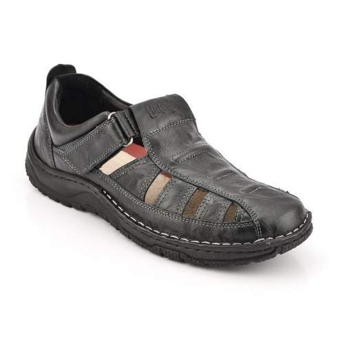 Lee Cooper Mens Black Leather Sandals (LC2214_ Black_41) - 7 UK (B071D3V9HZ) Amazon Price History, Amazon Price Tracker