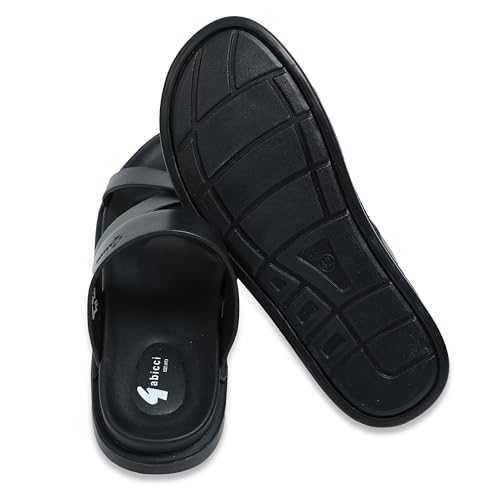 Image of Gabicci Martin Leather Formal Slip on Sandal For Men |1207|