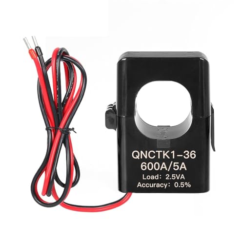 Sensor transductor de tipo abierto QNCTK1-36, medición de corriente estable hasta 600A/5A