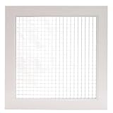 24' x 24' Cube Core Eggcrate Return Air Grille - Aluminum Rust Proof - HVAC Vent Duct Cover - White...