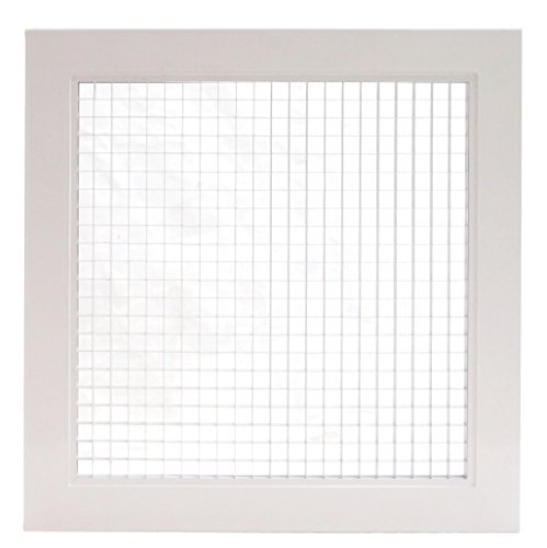 Super Big Clearance! 24" x 24" Cube Core Eggcrate Return Air Grille - Aluminum Rust Proof - HVAC Vent Duct Cover - White [Outer Dimensions: 25.75 X 25.75]