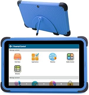 CWOWDEFU 8 Inch Kids Tablet Android 11 Tablet Children's Tablet WiFi 2GB RAM 32GB ROM Tablets for Children Toddler Learning Tablets with Stylus Pen (Blue)