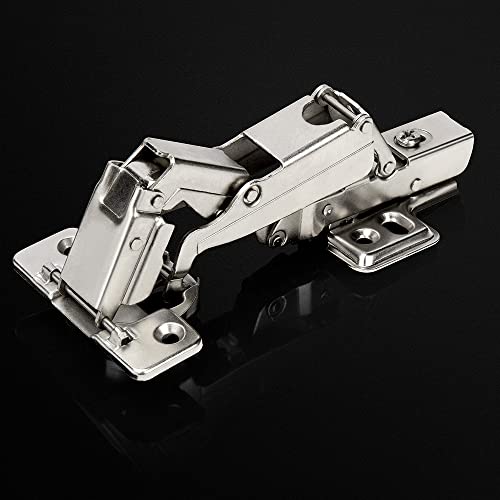 Lazy Susan Hinges For Cabinets, 165 Degree Lazy Susan Cabinet Hinges Soft Close Corner Kitchen Hinges, Full Overlay Concealed For Cabinet Hardware 1 Pair #TOP1