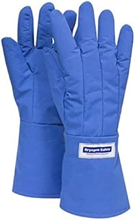 National Safety Apparel Large 3M Scotchlite Thinsulate Teflon Laminated Nylon Waterproof Cryogen Gloves