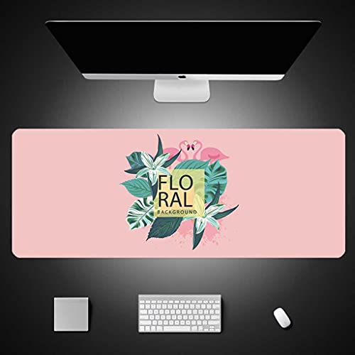 Tapis de souris gaming antidérapant avec surface texturée rose 3D