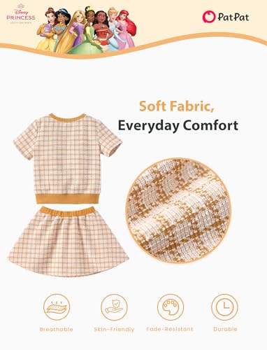 Image of Disney Frozen Elsa Minnie Princess Toddler Girl 2pcs Outfit Skirt Set 2-9Y