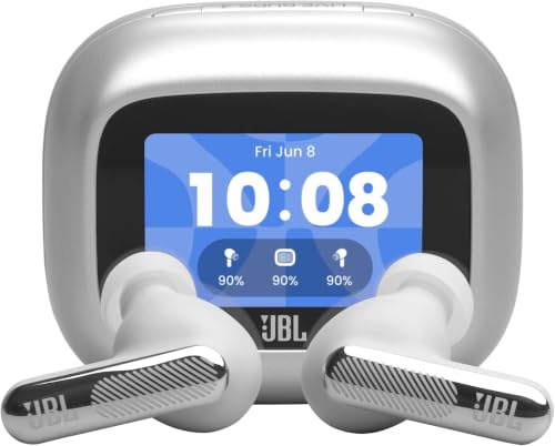 JBL Live Beam 4 ���C�����X�C���z�� �m�C�Y�L�����Z�����O �n�C���] AURACAST�Ή� (�V���o�[) | �X�}�[�g�f�B�X�v���C �}���`�|�C���g �Б��g�p�\ Qi�[�d EQ LDAC �V���[�g�X�e�B�b�N�^ LC3Plus
