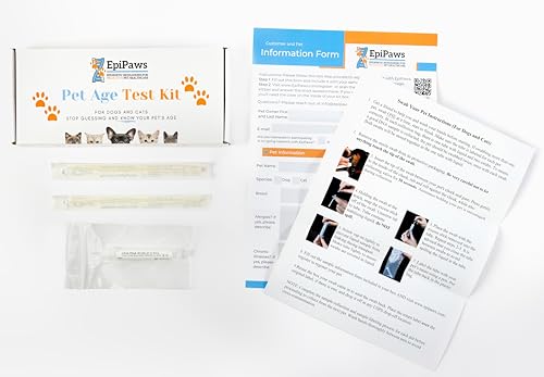 Image of Dog Age Test - Includes Wellness Insights for Your Pet's Life Stage - At Home Epigenetic Biomarker Testing Kit, Great for Rescued Pets