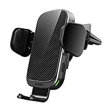 ZOOAUX Fast Wireless Car Charger Vent Mount, Automatic Clamping 10W/7.5W Fast Charging Air Vent for Car Compatible iPhone 11/11 Pro/11 Pro Max/Xs MAX/XS/XR/X/8/8+,Samsung S10/S10+/S9/S9+/S8/LG V30/etc